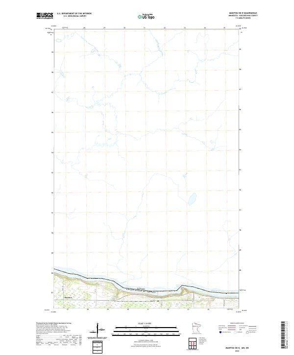 USGS Topographic Map – Manitou OE N