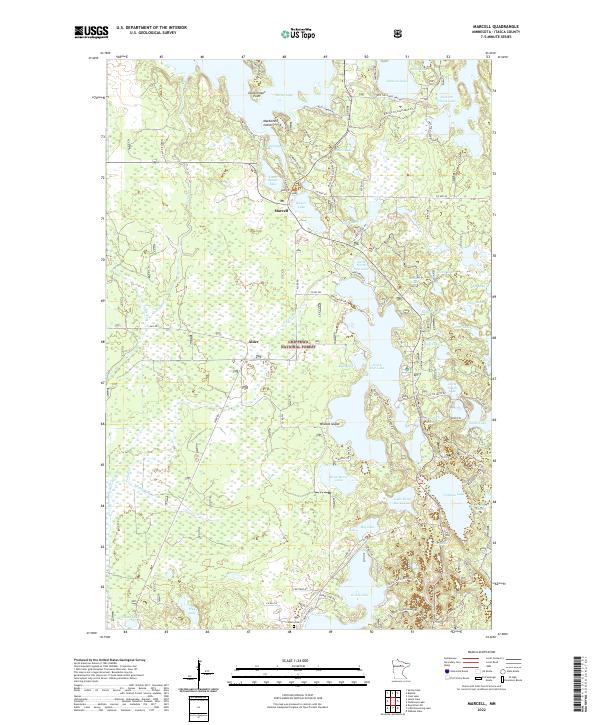 USGS Topographic Map – Marcell