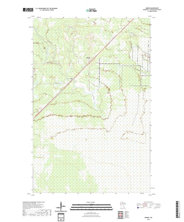 USGS Topographic Map – Margie