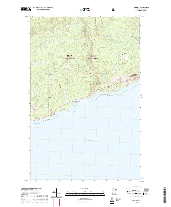 USGS Topographic Map – Marr Island