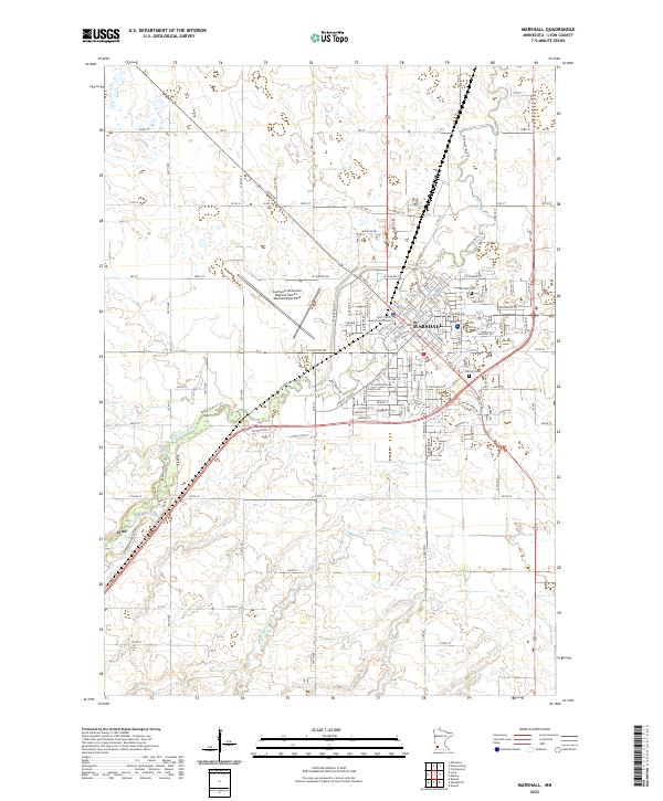 USGS Topographic Map – Marshall