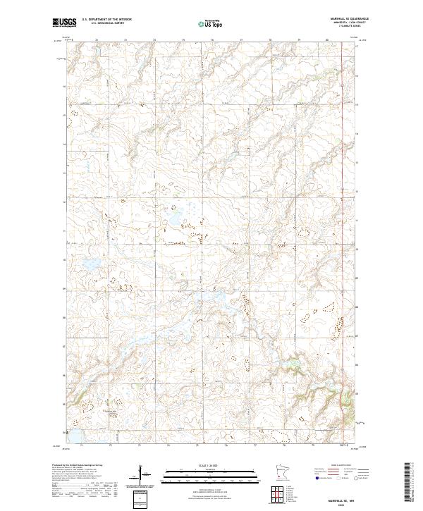 USGS Topographic Map – Marshall SE