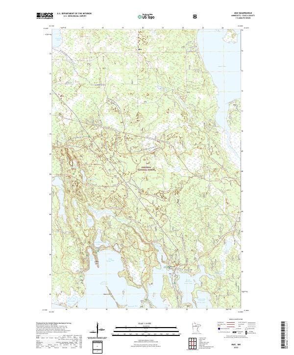 USGS Topographic Map – Max