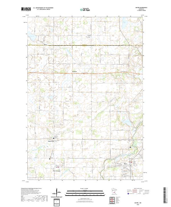USGS Topographic Map – Mayer