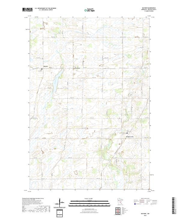 USGS Topographic Map – Mayhew