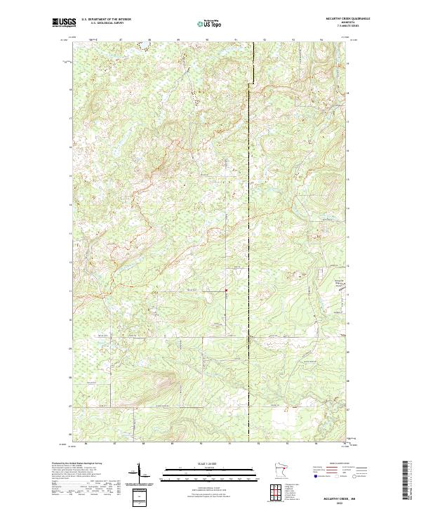 USGS Topographic Map – McCarthy Creek