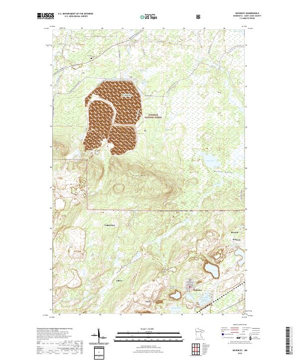 USGS Topographic Map – McKinley