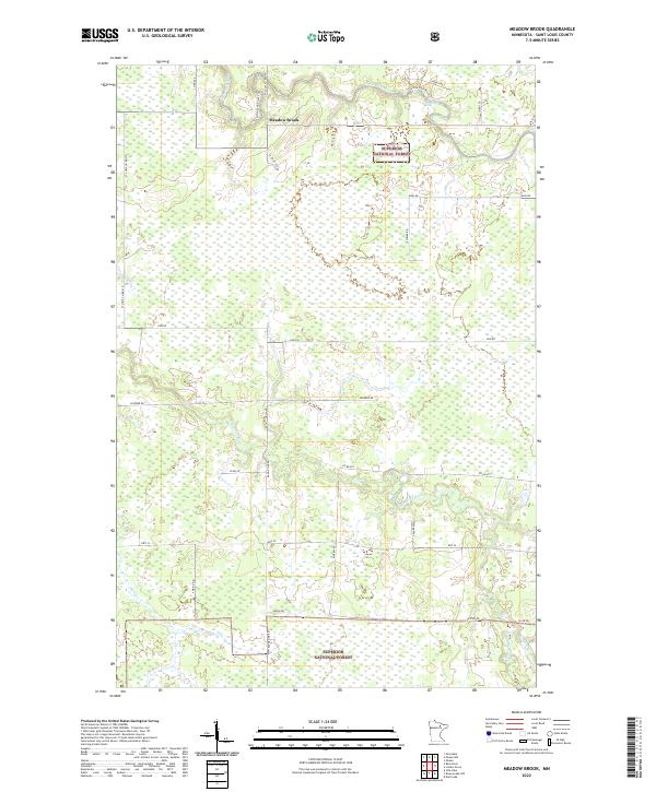 USGS Topographic Map – Meadow Brook