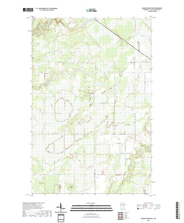 USGS Topographic Map – Meadowlands NW