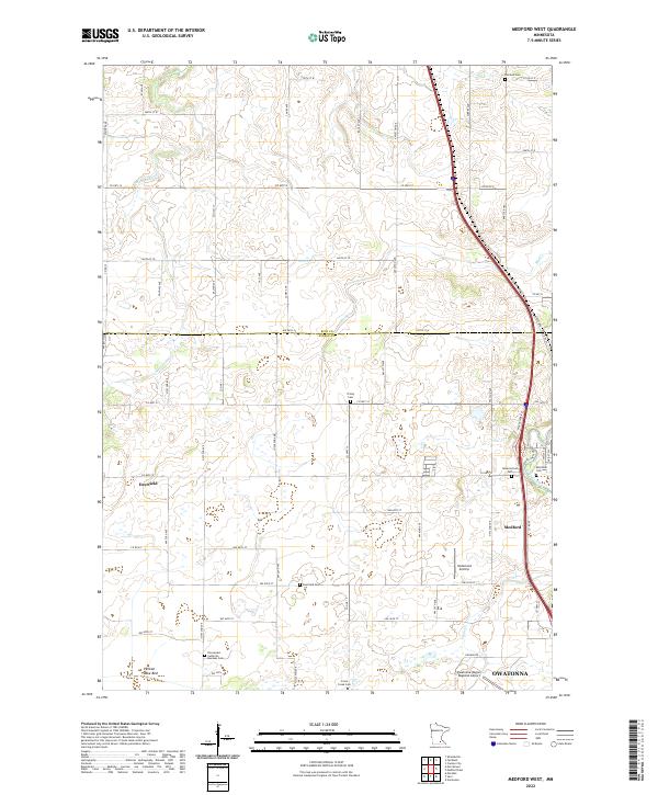 USGS Topographic Map – Medford West
