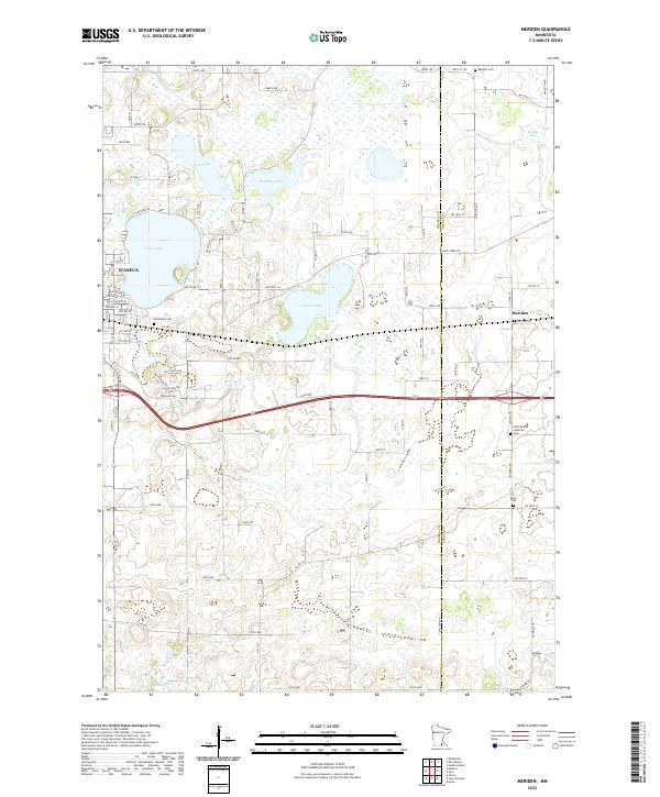 USGS Topographic Map – Meriden