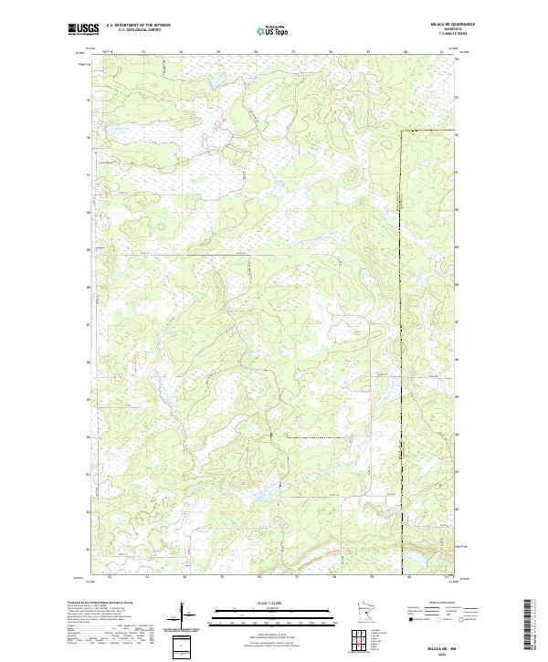 USGS Topographic Map – Milaca NE