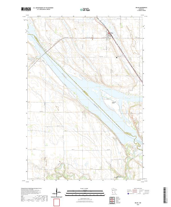 USGS Topographic Map – Milan
