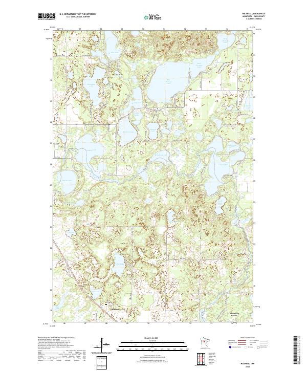 USGS Topographic Map – Mildred