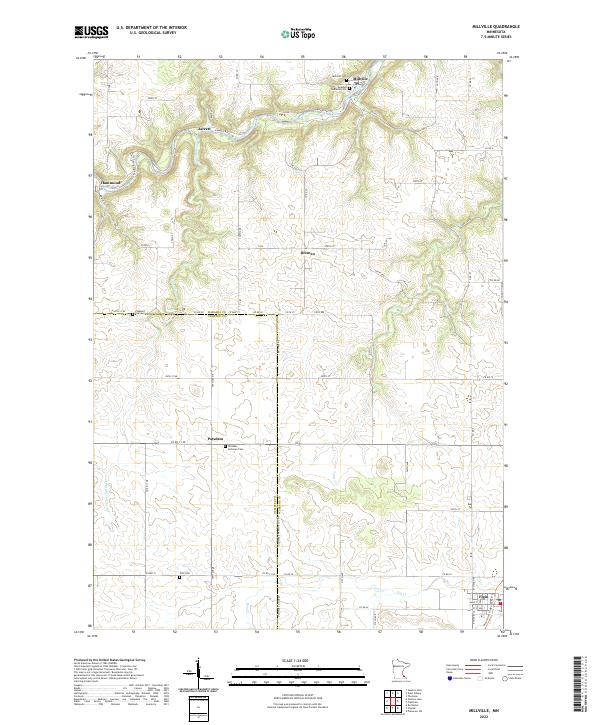 USGS Topographic Map – Millville
