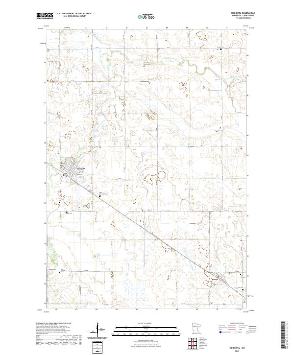 USGS Topographic Map – Minneota