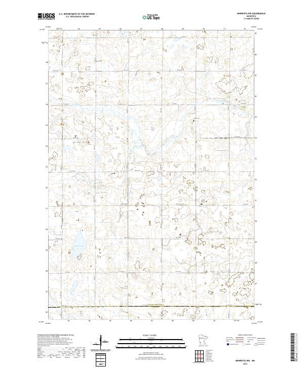 USGS Topographic Map – Minneota NW