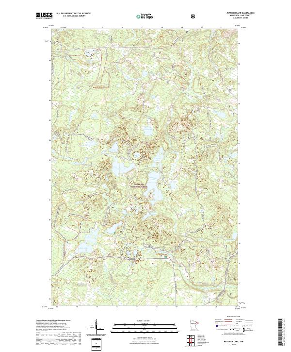 USGS Topographic Map – Mitawan Lake