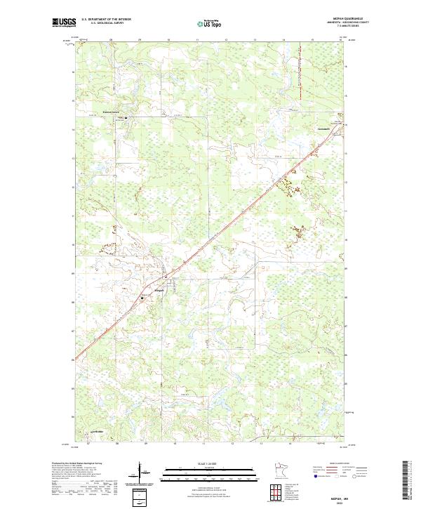 USGS Topographic Map – Mizpah