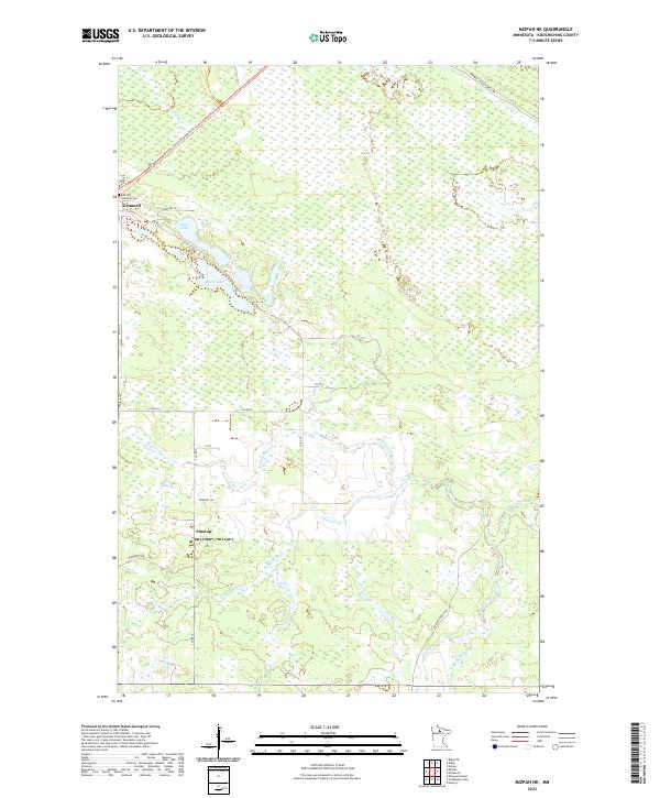 USGS Topographic Map – Mizpah NE