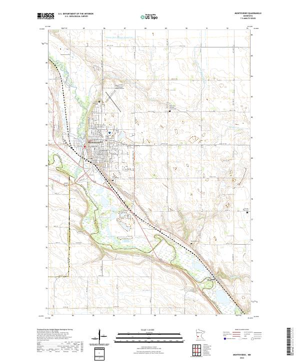 USGS Topographic Map – Montevideo