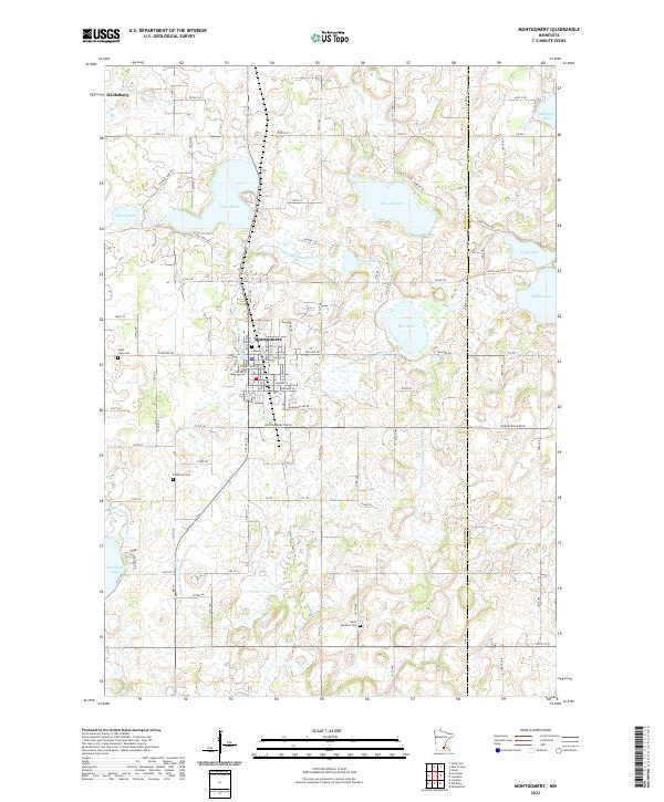 USGS Topographic Map – Montgomery
