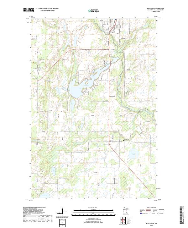 USGS Topographic Map – Mora South