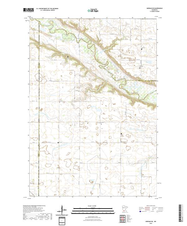 USGS Topographic Map – Morgan NE
