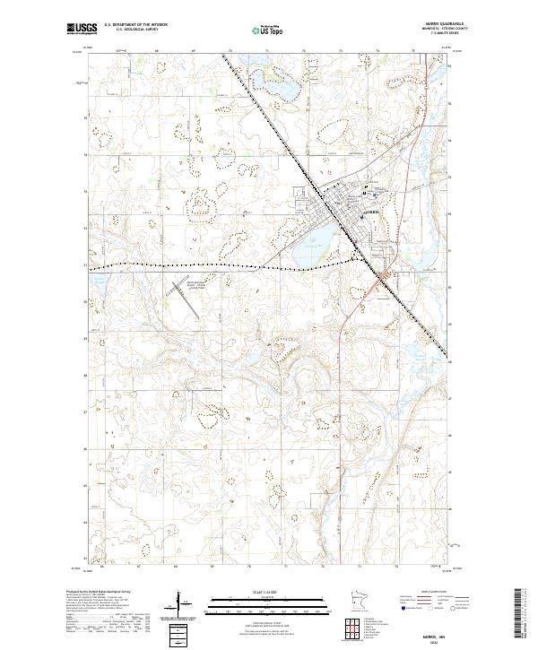 USGS Topographic Map – Morris