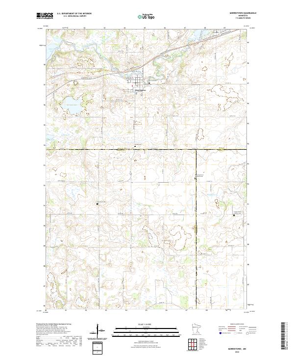 USGS Topographic Map – Morristown