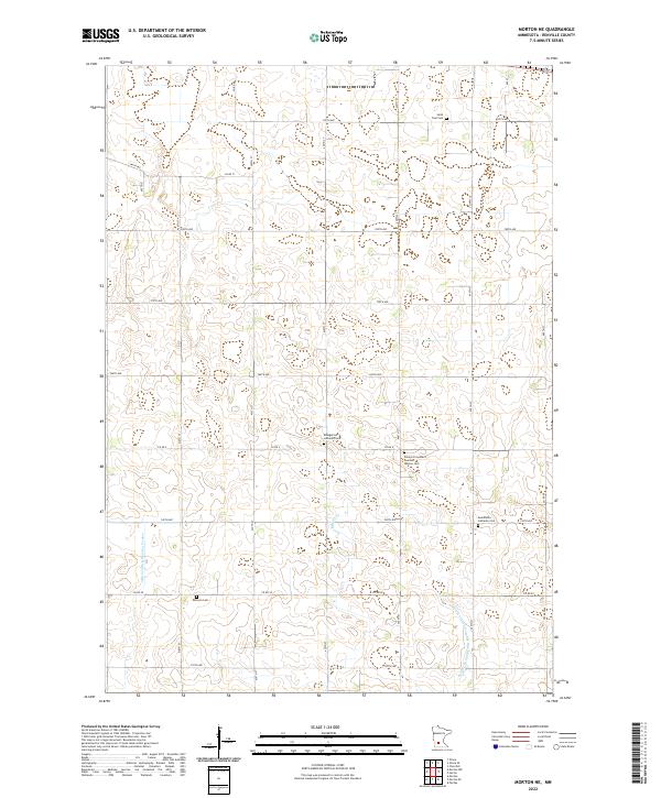 USGS Topographic Map – Morton NE