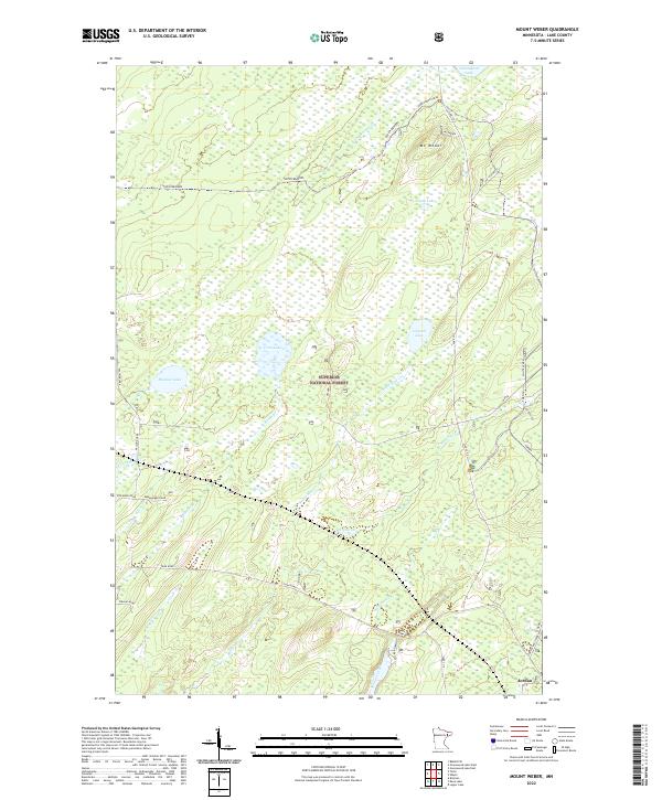 USGS Topographic Map – Mount Weber