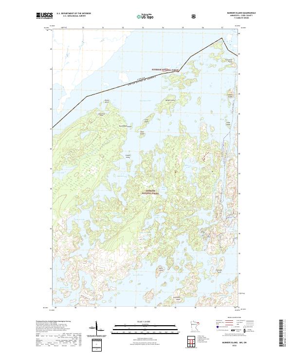 USGS Topographic Map – Munker Island
