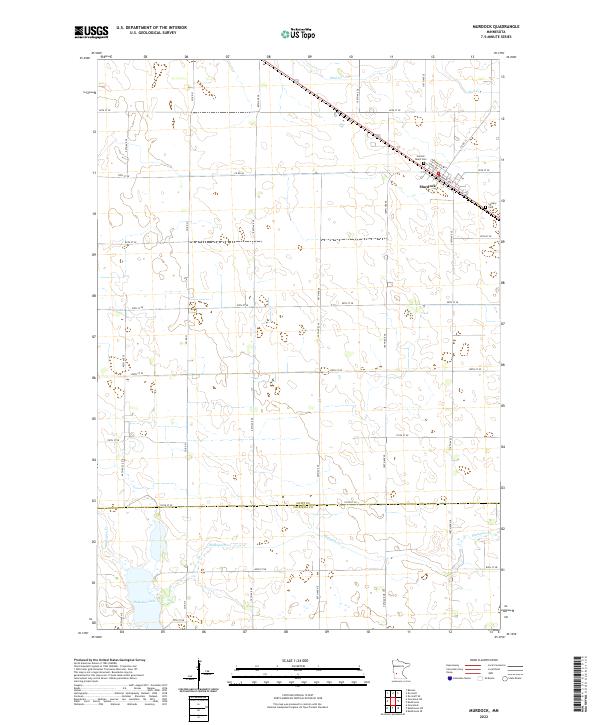 USGS Topographic Map – Murdock