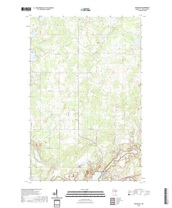 USGS Topographic Map – Nashwauk
