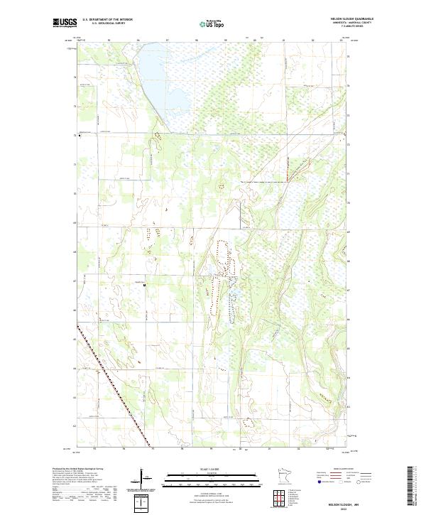 USGS Topographic Map – Nelson Slough