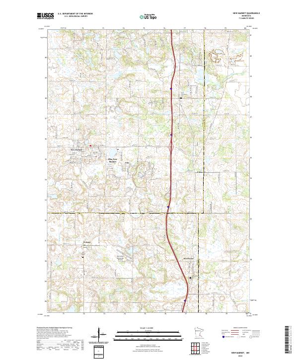 USGS Topographic Map – New Market
