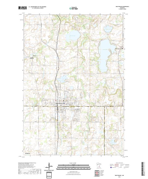 USGS Topographic Map – New Prague