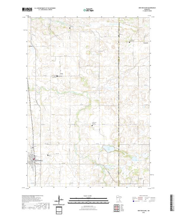 USGS Topographic Map – New Richland