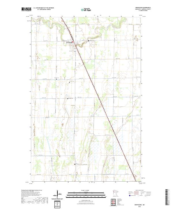 USGS Topographic Map – Newfolden