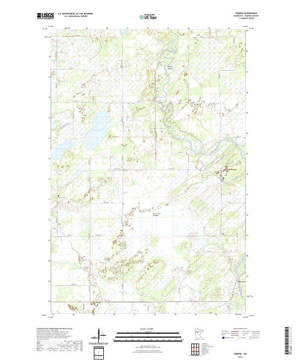 USGS Topographic Map – Nimrod