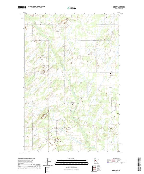 USGS Topographic Map – Nimrod SW