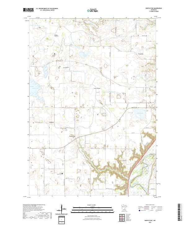 USGS Topographic Map – North Star
