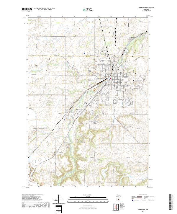 USGS Topographic Map – Northfield