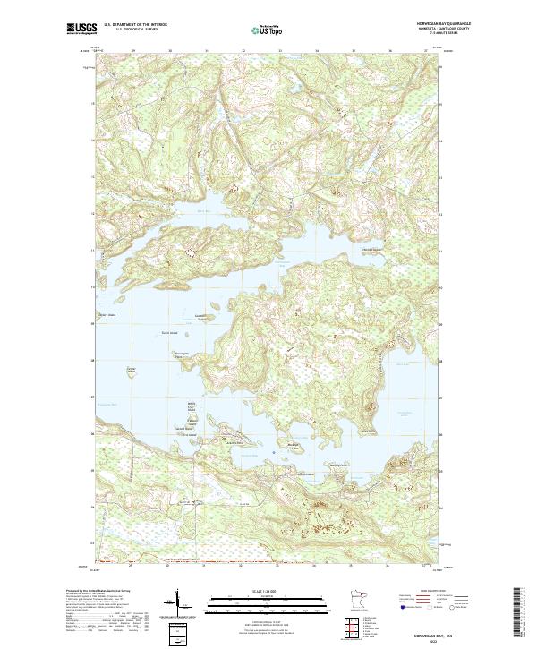 USGS Topographic Map – Norwegian Bay