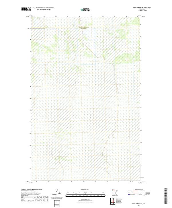 2022 Map of Oaks Corner SW, 2022 Print