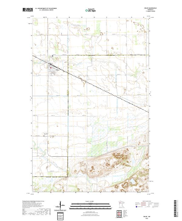 USGS Topographic Map – Oklee