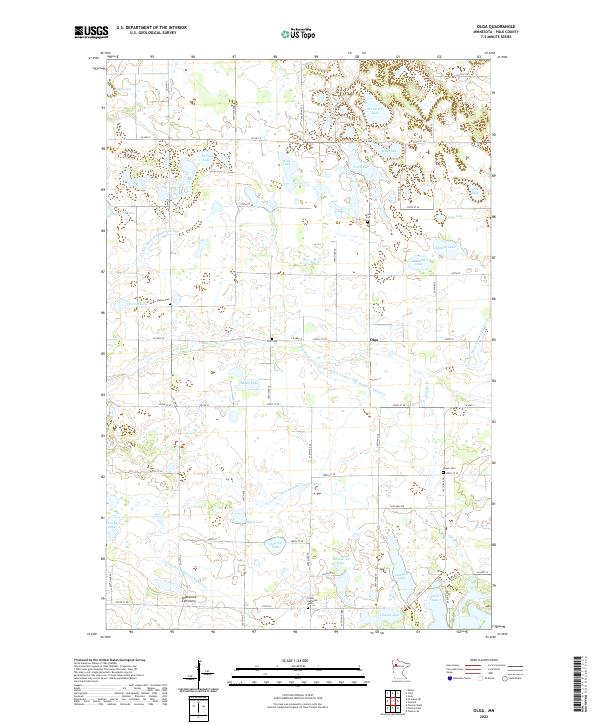 USGS Topographic Map – Olga