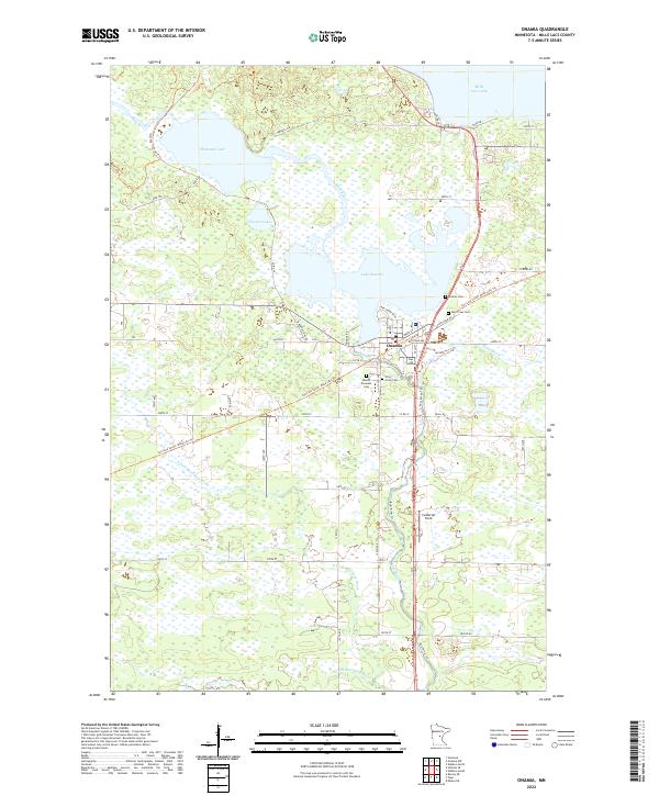 USGS Topographic Map – Onamia