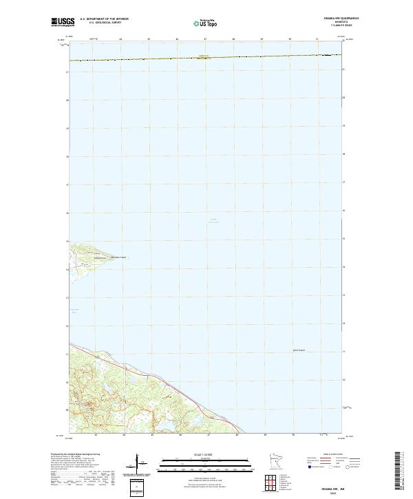 USGS Topographic Map – Onamia NW